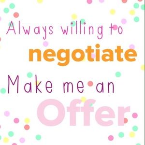 All offers considered, for real.